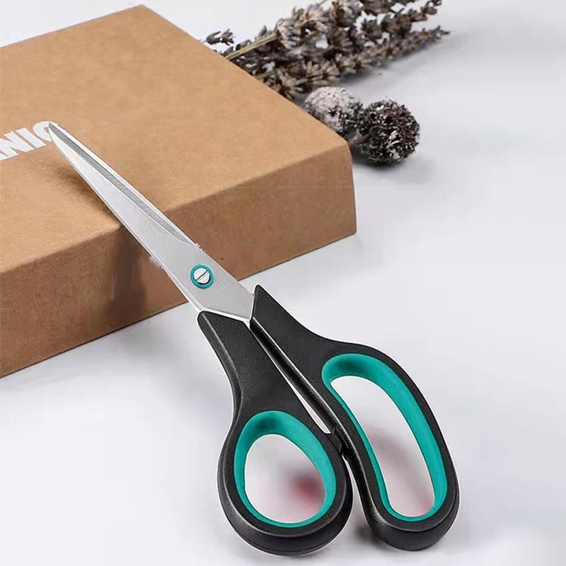 Aksiko Scissors, 2 Pack 7.5 inch Scissors for Office and Home, Scissor All Purpose for School Fabric Craft Supplies Use - Image 4